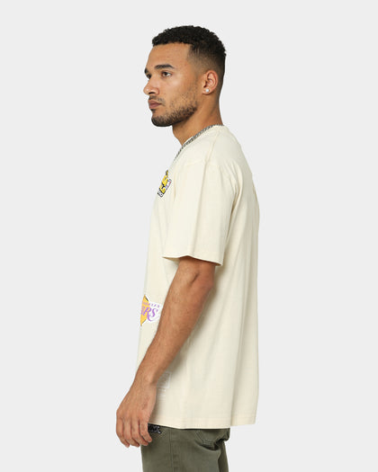 Mitchell & Ness Los Angeles Lakers Flight T-Shirt Faded Khaki