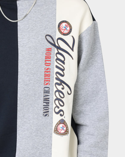Majestic Athletic New York Yankees Panel Block Crewneck True Navy