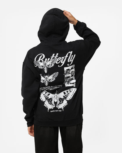 Rats Get Fat Butterfly Effect Hoodie Black