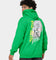 Rats Get Fat Paint Flower Hoodie Green