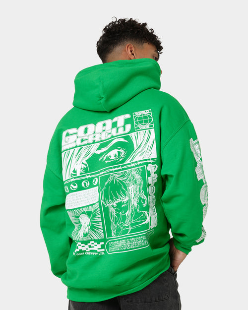 Goat Crew Harajuku Hoodie Green