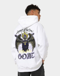 Goat Crew King Skeleton Hoodie White
