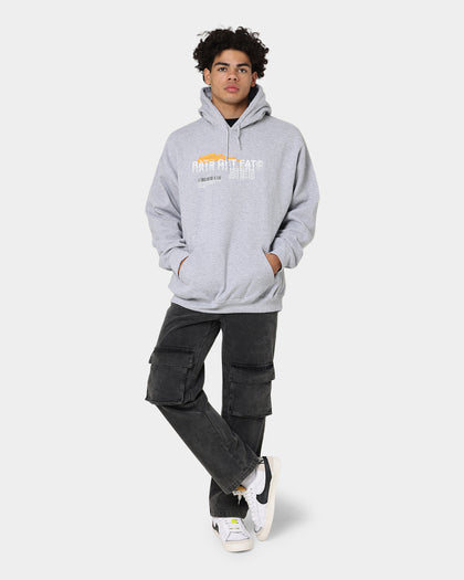 Rats Get Fat Spray Butterfly Hoodie Grey