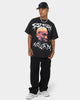 Rodman Brand The Worm Face Tats Vintage T-Shirt Black Wash