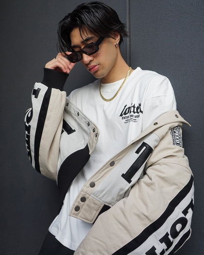 Loiter Retrograde T-Shirt Off White