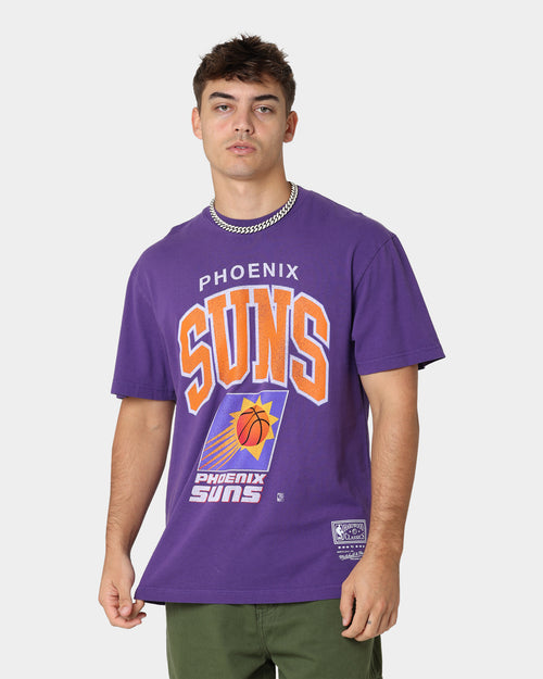 Mitchell & Ness Phoenix Suns XL Arch Vintage T-Shirt Faded Purple
