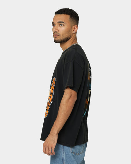 American Thrift X Johnny Bravo Man, I'm Pretty Vintage T-Shirt Black Wash
