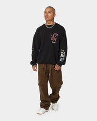 Goat Crew Too Weird To Live Vintage Crewneck Black Wash