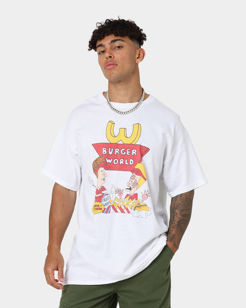 American Thrift American Thrift X Beavis & Butthead Burger World T-Shirt White