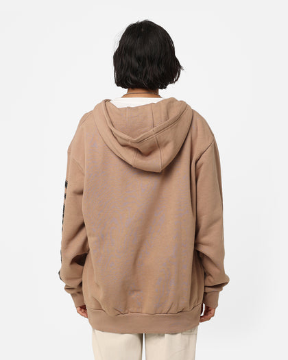 New Era Chicago Bulls Sleeve Script Hoodie Khaki/Black