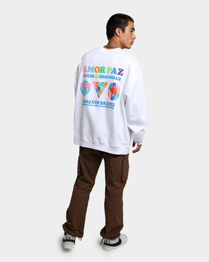 Guess Originals GUESS Originals X J Balvin Amor Sweat Shirt Pure White
