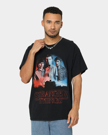 Goat Crew X Stranger Things Beginning Vintage T-Shirt Washed Black