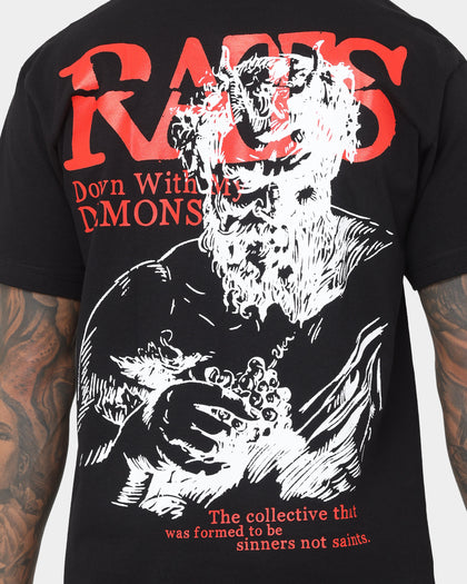 Rats Get Fat Down With My Demons T-Shirt Black