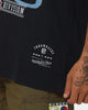 Mitchell & Ness Las Vegas Raiders Helmet Vintage T-Shirt Faded Black