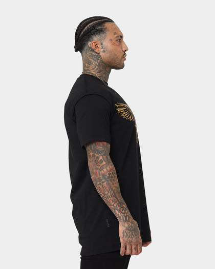 Saint Morta Bird Of Prey Lafayette T-Shirt Black/Gold