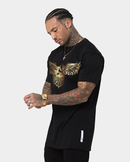 Saint Morta Bird Of Prey Lafayette T-Shirt Black/Gold