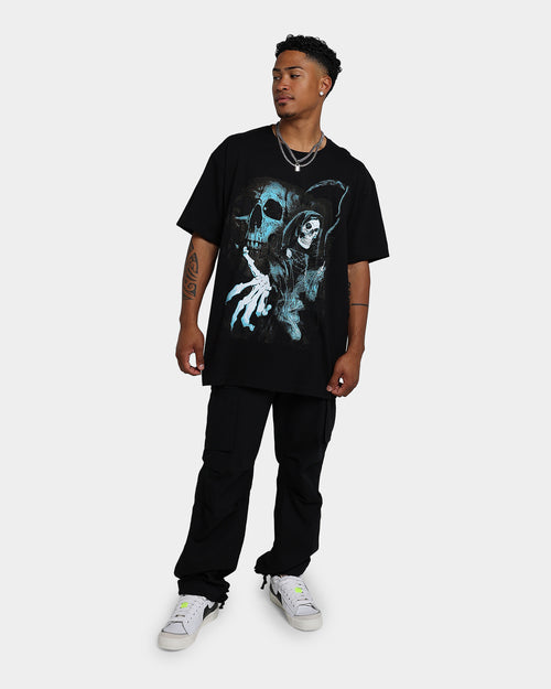 Rats Get Fat Fear The Reaper T-Shirt Black/Blue