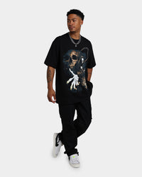Rats Get Fat Fear The Reaper T-Shirt Black/Gold