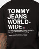 Tommy Jeans Worldwide Text T-Shirt Black