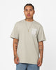 Tommy Jeans TJ Worldwide Text T-Shirt Faded Willow