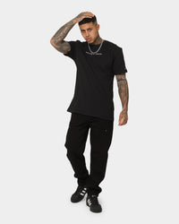 Tommy Jeans TJM Classic Linear Logo T-Shirt Black