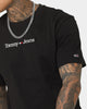 Tommy Jeans TJM Classic Linear Logo T-Shirt Black
