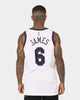 Nike LeBron James Los Angeles Lakers #6 City Edition Nike Dri-FIT NBA Swingman Jersey White