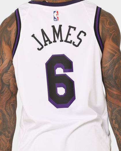 Nike LeBron James Los Angeles Lakers #6 City Edition Nike Dri-FIT