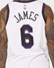 Nike LeBron James Los Angeles Lakers #6 City Edition Nike Dri-FIT NBA Swingman Jersey White