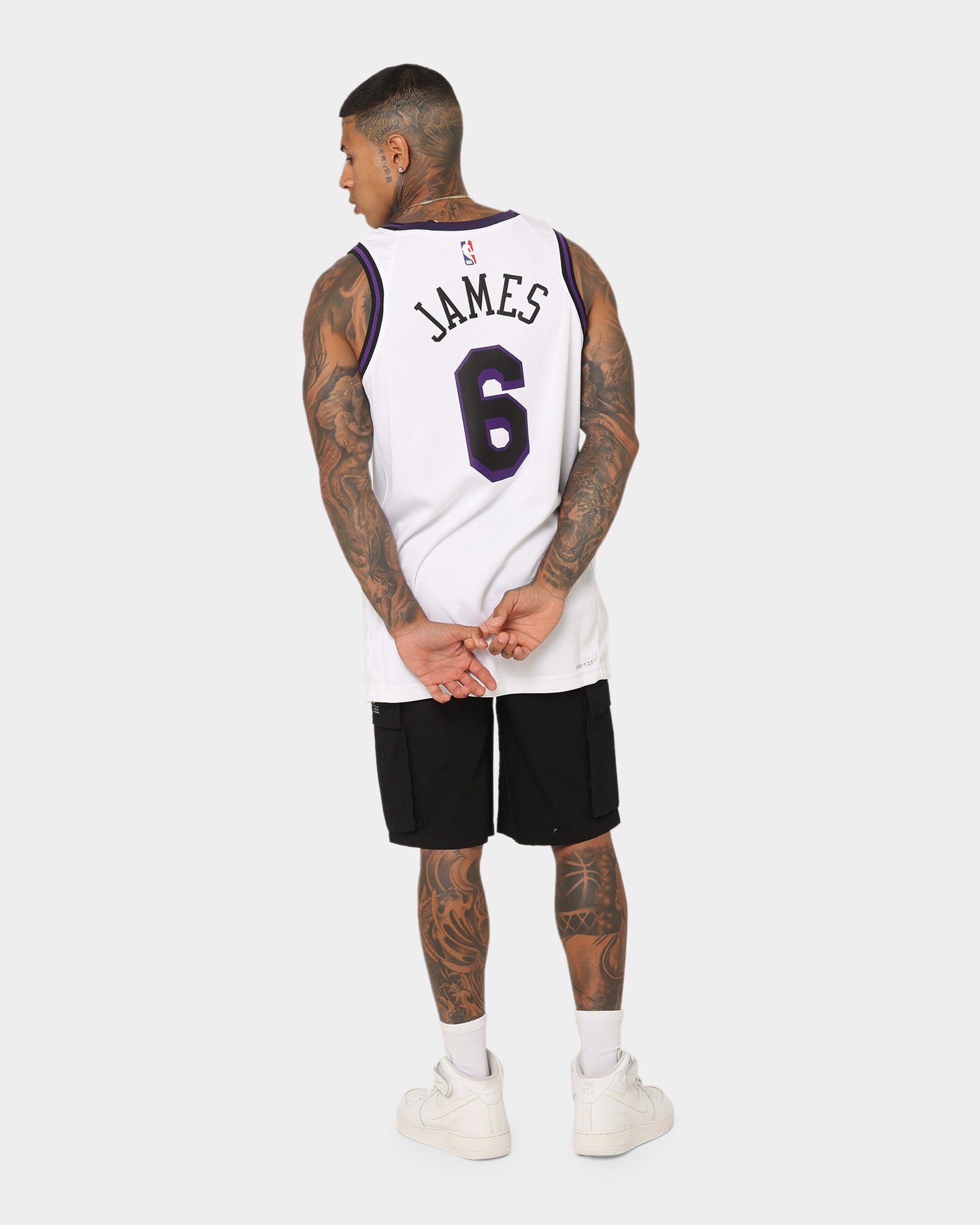 Nike LeBron James Los Angeles Lakers #6 City Edition Nike Dri-FIT