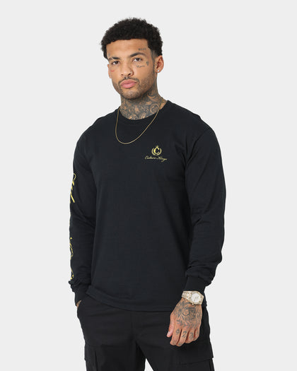 Culture Kings CK Long Sleeve Tee Black
