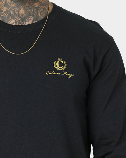 Culture Kings CK Long Sleeve Tee Black