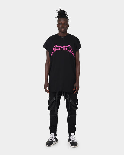 The Anti Order Heavy Metal Bat T-Shirt Black/Pink
