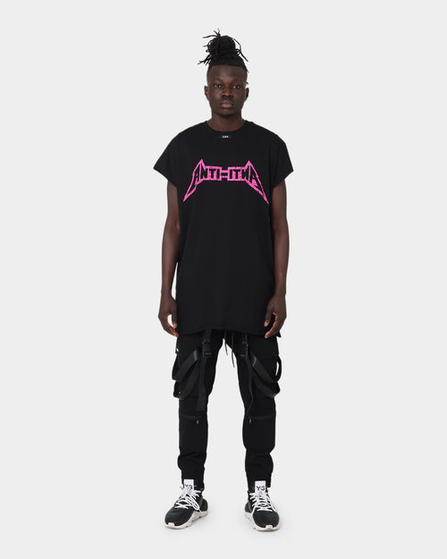The Anti Order Heavy Metal Bat T-Shirt Black/Pink