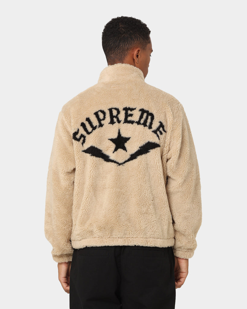 Supreme Star Fleece Jacket Natural | Culture Kings 
