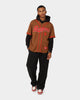 Supreme Baseball Jersey Hooded Shirt Brown