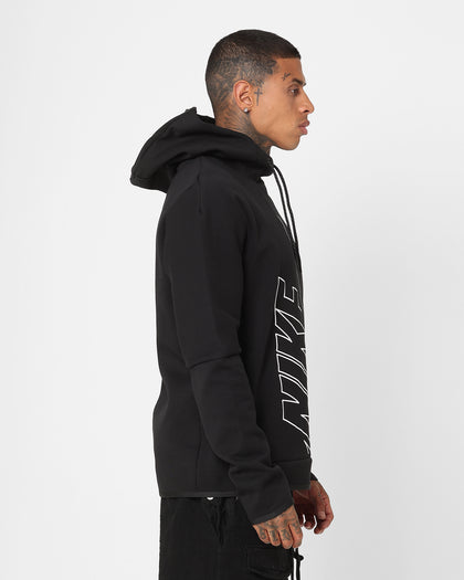 Nike Tech Fleece Graphic Pullover Hoodie Black/Black