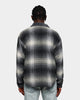 MNML Sherpa Lined Flannel Shirt Grey