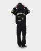 Majestic Athletic Las Vegas Raiders Puff Print Patch Hoodie Faded Black