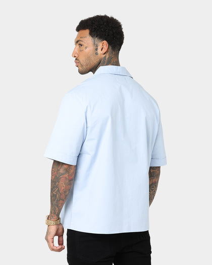 Saint Morta Kingpin Bowling Shirt Light Blue