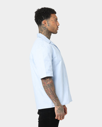 Saint Morta Kingpin Bowling Shirt Light Blue