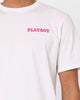 Playboy Stack Blend T-Shirt White/Pink