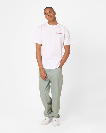 Playboy Stack Blend T-Shirt White/Pink