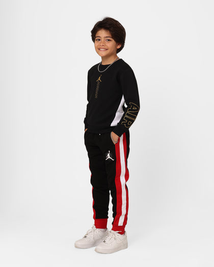 Jordan Kids' Holiday Shine Air Crewneck Black