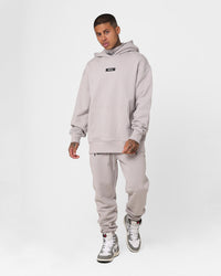 Fallen Breed Signature Logo Hoodie Light Grey