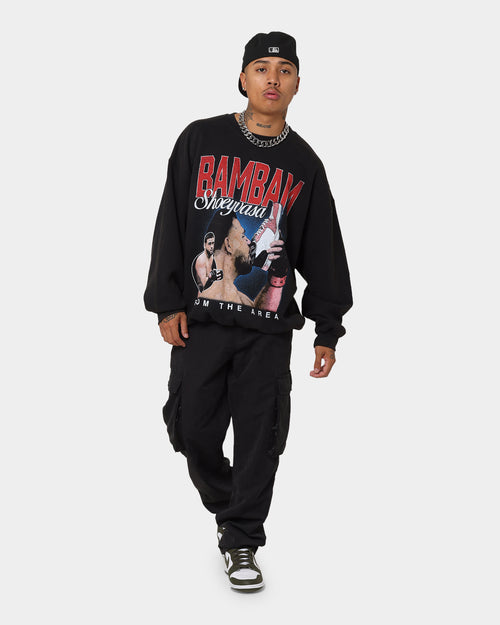 Goat Crew X Tai Tuivasa Shoeyvasa Vintage Crewneck Washed Black