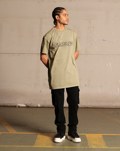 Saint Morta Scripture Lafayette T-Shirt Vinatge Khaki
