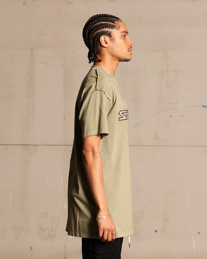 Saint Morta Scripture Lafayette T-Shirt Vinatge Khaki