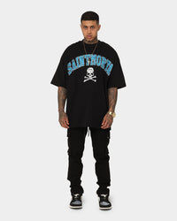 Saint Morta Members Club Boxy T-Shirt Black/Blue