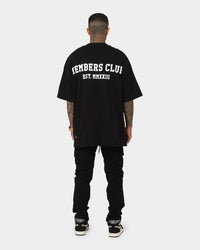Saint Morta Members Club Boxy T-Shirt Black/Blue